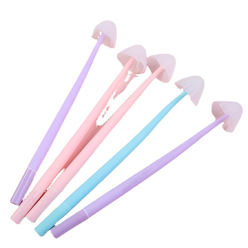 Cambio de color de medusas de plástico al por mayor Rollerball Flower Pen